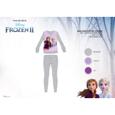 ExityKft. Téli pamut interlock gyerek pizsama - Disney Jégvarázs - szürke - 98 gyerek hálóing, pizsama