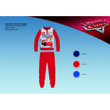 ExityKft. Téli pamut interlock gyerek pizsama - Disney Verdák - piros - 110 gyerek hálóing, pizsama