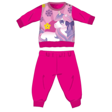 ExityKft. Unikornis téli vastag baba pizsama - pamut flanel pizsama - pink - 98