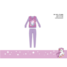 ExityKft. Unikornis vékony pamut gyerek pizsama - jersey pizsama - lila - 122 gyerek hálóing, pizsama