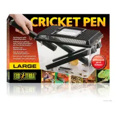 Exo Terra ExoTerra Cricket Pen | Eleségállat tartó adagoló csővel - L kisállatfelszerelés