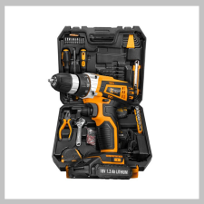 Expert Akkumulátoros fúró és csavarozó 18V Lithium készlet 46 db-os NXCD1846 fúró-csavarozó