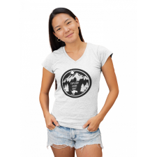  Explore some shit - Női V Nyakú Póló női póló