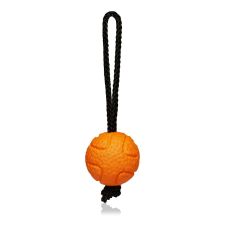  EXPLORER DOG AirBall kötélen Narancssárga 6,5 cm játék kutyáknak