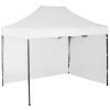 Expodom Gyorsan összecsukható sátor 2x3 m – acél, Fehér, 2 oldalfal