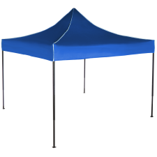 Expodom Gyorsan összecsukható sátor 3x3 m – acél, Kék, Oldalfalak nélkül sátor