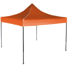 Expodom Gyorsan összecsukható sátor 3x3 m – acél, Oldalfalak nélkül, Narancs sátor