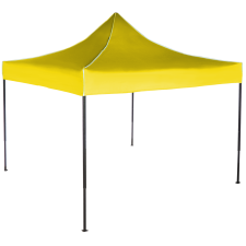 Expodom Gyorsan összecsukható sátor 3x3 m – acél, Sárga, Oldalfalak nélkül sátor