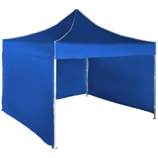 Expodom Gyorsan összecsukható sátor 3x3 m - alumínium, Kék, 3 oldalfal sátor