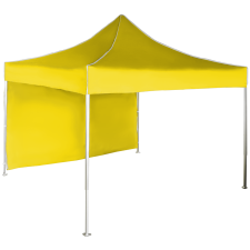 Expodom Gyorsan összecsukható sátor 3x3 m - alumínium, Sárga, 1 oldalfal sátor
