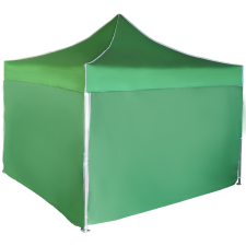 Expodom Gyorsan összecsukható sátor 3x3 m - alumínium, Zöld, 4 oldalfal sátor