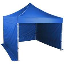 Expodom Gyorsan összecsukható sátor 3x3 m - hexagonális alumínium, Kék sátor