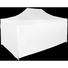 Expodom Gyorsan összecsukható sátor 3x4,5 m - alumínium, Fehér, 4 oldalfal sátor