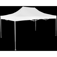 Expodom Gyorsan összecsukható sátor 3x4,5 m - alumínium, Fehér, Oldalfalak nélkül sátor