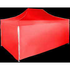 Expodom Gyorsan összecsukható sátor 3x4,5 m - alumínium, Piros, 4 oldalfal sátor