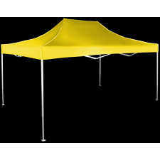 Expodom Gyorsan összecsukható sátor 3x4,5 m - alumínium, Sárga, Oldalfalak nélkül sátor