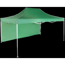 Expodom Gyorsan összecsukható sátor 3x4,5 m - alumínium, Zöld, 1 oldalfal sátor