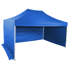 Expodom Gyorsan összecsukható sátor 3x4,5 m – profi hexagonális alumínium, Kék sátor