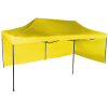 Expodom Gyorsan összecsukható sátor 3x6 m - acél, Sárga, 2 oldalfal