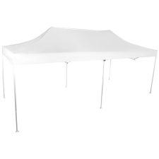 Expodom Gyorsan összecsukható sátor 3x6 m - alumínium, Fehér, Oldalfalak nélkül sátor