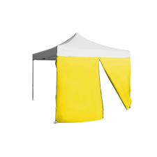 Expodom Oldalfal 2m - ajtóval, Sárga kerti bútor