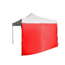 Expodom Oldalfal 4,5m ajtóval - hexagonális, Piros kerti bútor