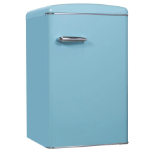 Exquisit Retro minibár hűtőszekrény, Exquisit, 122 liter, kék hűtőgép, hűtőszekrény