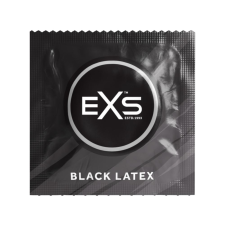 EXS Black - latex óvszer - fekete (12 db) óvszer