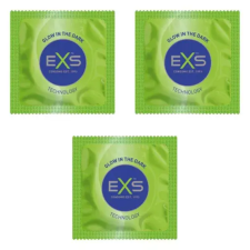 EXS GLOW - VILÁGÍTÓ ÓVSZER (3 DB) óvszer
