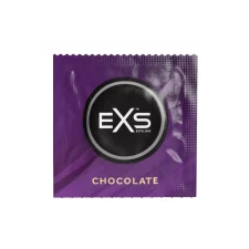 EXS Hot Chocolate - csoki ízű óvszer - fekete (100 db) óvszer