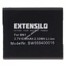 Extensilo Helyettesítő EXTENSILO akku Sony típus NP-BN1 630mAh digitális fényképező akkumulátor