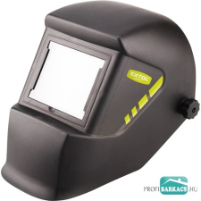 Extol CRAFT hegesztőpajzs, fekete üveggel; DIN 13, UV/IR: DIN16, 100×85mm, 480g hegesztés