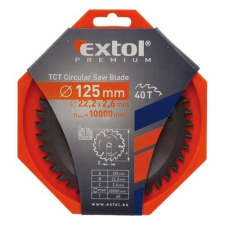 Extol Prémium Extol Prémim körfűrészlap, keményfémlapkás, 125×22,2mm, T24 fűrészlap