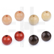  Extra nagy fa gyöngyök  - 2 db dekorációs kellék