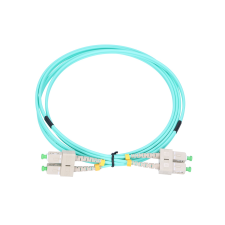 ExtraLink EX.1292 optikai patch kábel SC/APC Duplex 5m - Türkiz (EX.1292) kábel és adapter