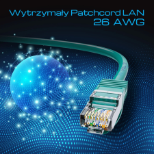ExtraLink EX.38794 S/FTP Cat7 RJ45 Patch kábel 10m - Zöld (EX.38794) kábel és adapter