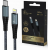 ExtraLink Smart Life USB-C apa - USB-C apa 3.2 Adat és töltő kábel 1.2m - Fekete (CABESL07)