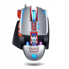 ExtraLink V9 Vezetékes Gaming Egér - Ezüst/Fekete (EX.36189) egér