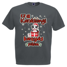  Ez a karácsonyi kutyás pólóm - Karácsonyi Férfi Póló