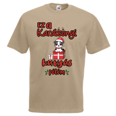  Ez a karácsonyi kutyás pólóm - Karácsonyi Férfi Póló