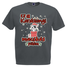  Ez a karácsonyi macskás pólóm - Karácsonyi Férfi Póló