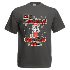  Ez a karácsonyi macskás pólóm - Karácsonyi Férfi Póló