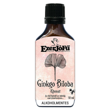 EzerJóFű Ginkgo Biloba kivonat 50ml alkoholmentes, növényi glicerinnel vitamin és táplálékkiegészítő