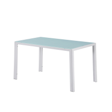  Ezra 140 cm szögletes üveg étkezőasztal bútor