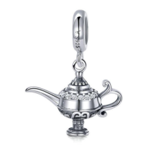 Ezüst charm, csodalámpás egyéb ékszer
