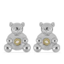  Ezüst Fülbevaló Ural Citrinnel, Y47817 fülbevaló