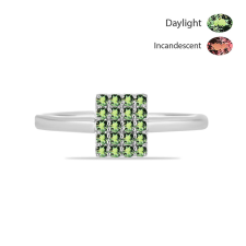  Ezüst Gyűrű Természetes Alexandrittal, Y62025/57 gyűrű