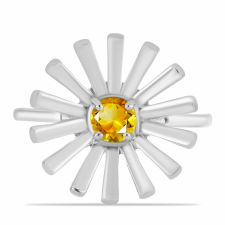  Ezüst Gyűrű Ural Citrinnel, Y60489/57 gyűrű