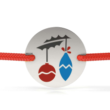  Ezüst karkötő húzózsinóros mintával Színes gömböcskék karkötő