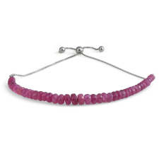  Ezüst Karkötő Madagaszkári Rubinnal, NRI0171 karkötő